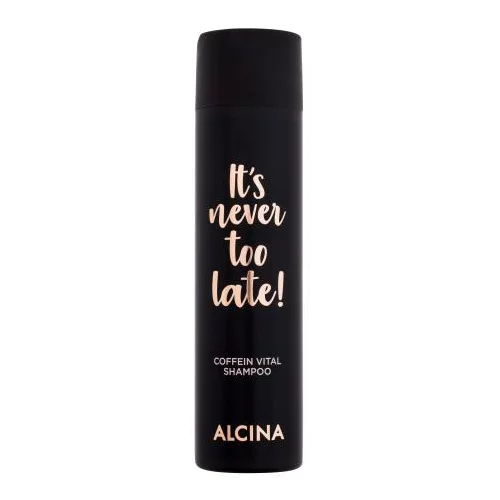ALCINA It´s Never Too Late! Coffein Vital Shampoo 250 ml šampon s kofeinom za obnovu kose za ženske