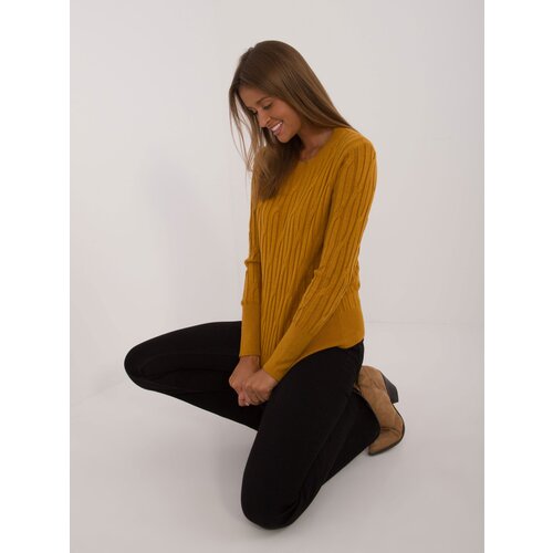Wool Fashion Italia Sweater-AT-SW-2338-2.00-dark yellow Slike