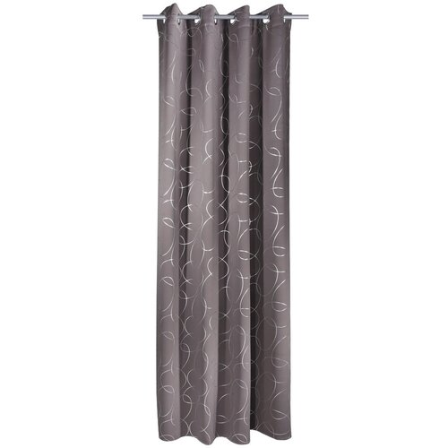 Sehlbach Temno siva zavesa 135x245 cm Circles – Cene