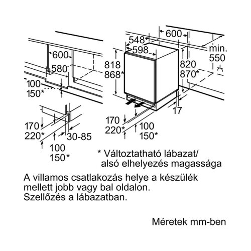 Bosch KUR15ADF0 frižider Slike