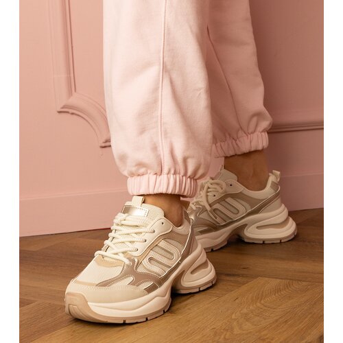 D/CEO marka niezdefiniowana Beige Aries chunky sole sports sneakers Cene