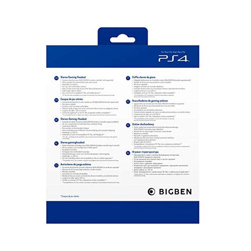 Nacon Bigben PS4 Wired Stereo Gaming Headset V3 White slušalice Slike
