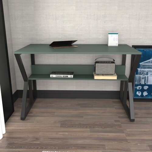 Hanah home Desk Wake, 120x72.8x60 cm, Maslinasto-zlatna boja Cene