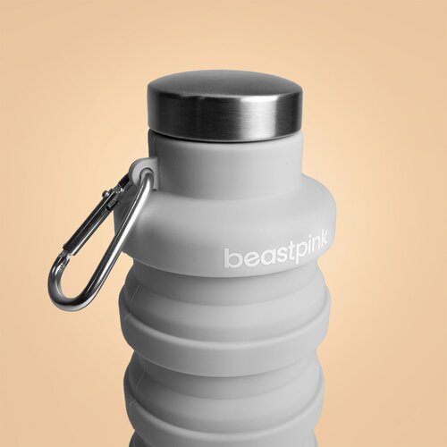 BeastPink sklopiva fla&amp;scaron;a grey 500 ml Slike