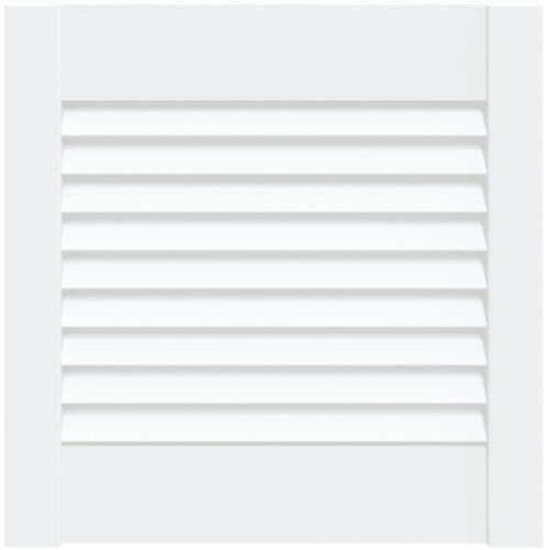 VidaXL Vrata za omarico z letvicami bela 39,5x39,4 cm trdna borovina, (21412776) Slike