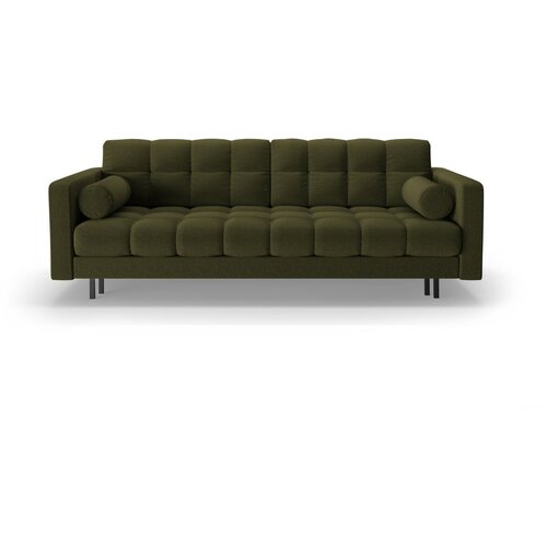 Cosmopolitan Design Zelena raztegljiva sedežna garnitura s prostorom za shranjevanje 222 cm Bali &amp;ndash; Slike