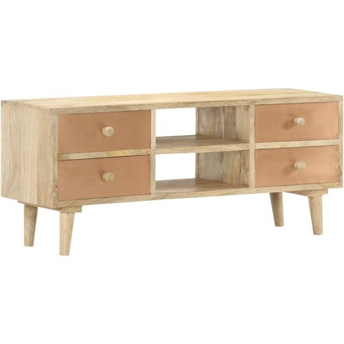 vidaXL TV omarica 110x30x45 cm trden mangov les Cene