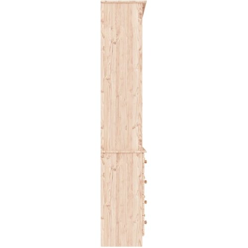  Regal za knjige s ladicama ALTA 77x35x186,5 cm masivna borovina Slike