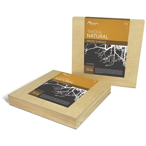 Drvena daska za slikanje Tavola natural 80x80 cm Slike
