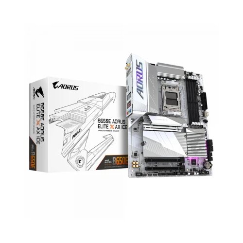 Gigabyte AM5, AMD B650, 4 x DDR5 DIMM, PCIe UD Slot X： PCIe 5.0 x16 slot with 10X strength for graphics card Slike