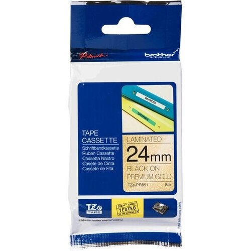  Trak p-touch tze-pr851 črn/zlat 24mm BROTHER Cene
