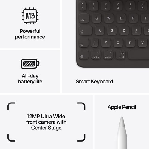 Apple iPad 10.2 (9. Generacije) WiFi 64 GB space siva iPad 25.9 cm (10.2 palac) iPadOS 152160 x 1620 Pixel Slike