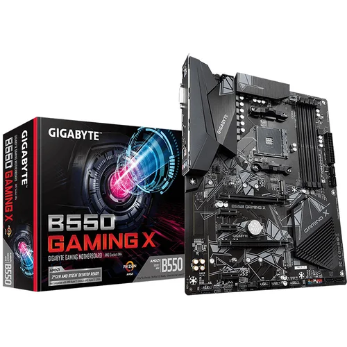 Gigabyte MB B550 GAMING X AMD B550, AM4, 4xDDR4 DVI, HDMI, RAI, ATX