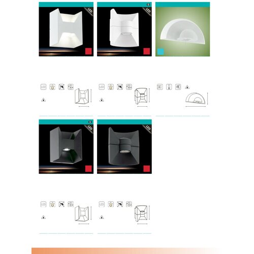 Eglo Morino vanjska zidna led/2 a 2,5w, antracit Cijene