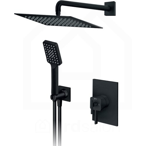 Rosan Thermo S2 Black ugradna baterija za tuš kadu sa zidnim i ručnim tušem 2T31601B Cene