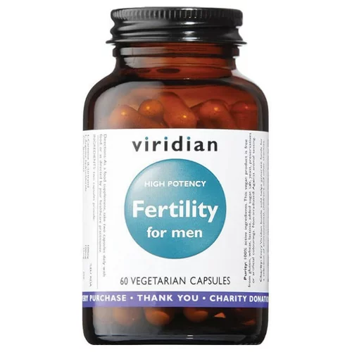 Viridian Nutrition Podpora za plodnost za moške Viridian (60 kapsul)
