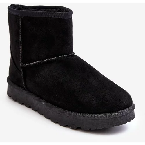 Kesi Women's suede insulated snow boots black Nanga