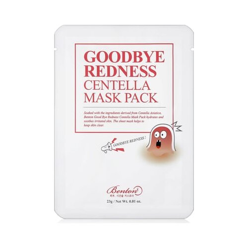 Benton Goodbye Redness Centella umirujuća sheet maska za problematično lice, akne 10 kom Cene