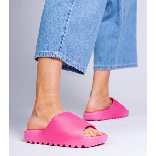 Gemre Fuchsia women's rubber slides Serrano Cene
