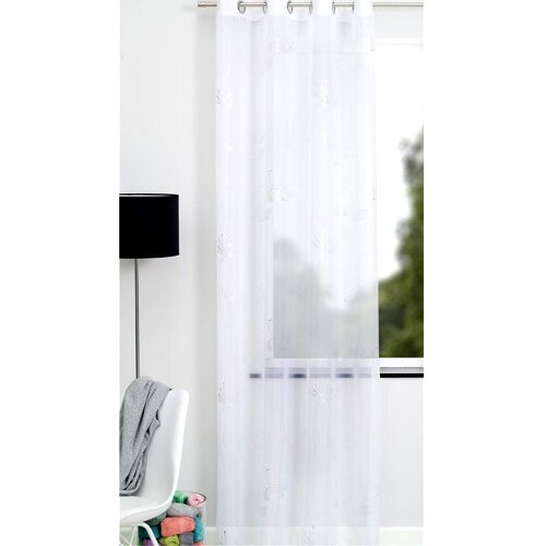  Zavesa efrem 140x245 srebrna/bela 5025160 Slike