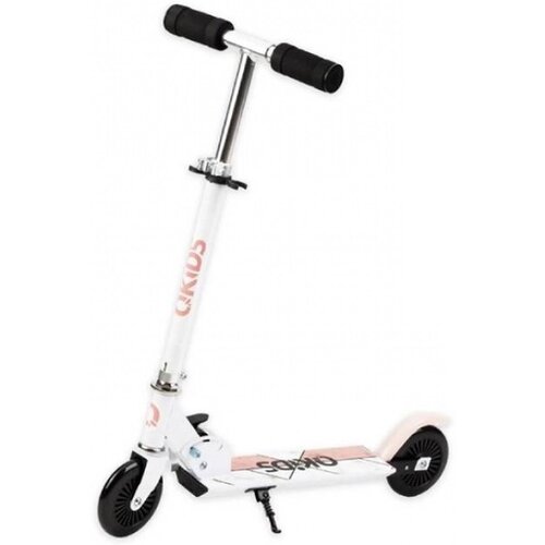 Qkids Romobil alu FLO HUBA00013 Bijelo/rozi Slike
