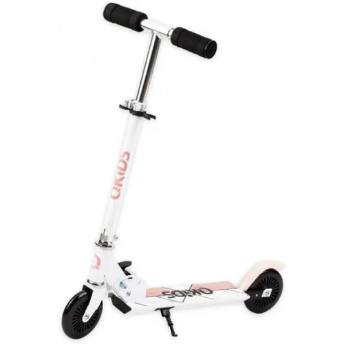 Qkids Romobil alu FLO HUBA00013 Bijelo/rozi