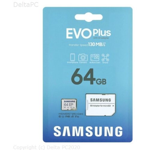 Sd CARD 64GB Samsung EVO Plus MicroXC 130MB/s+Ad Cijene