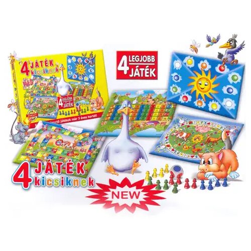 Mađarski proizvođač 4 najboljše družabne igre za majhne - D-Toys Cene