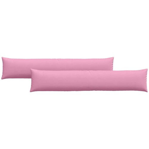 VidaXL jastučići za sofu 2 pcs ružičasta 200 x 40 cm tkanina Slike