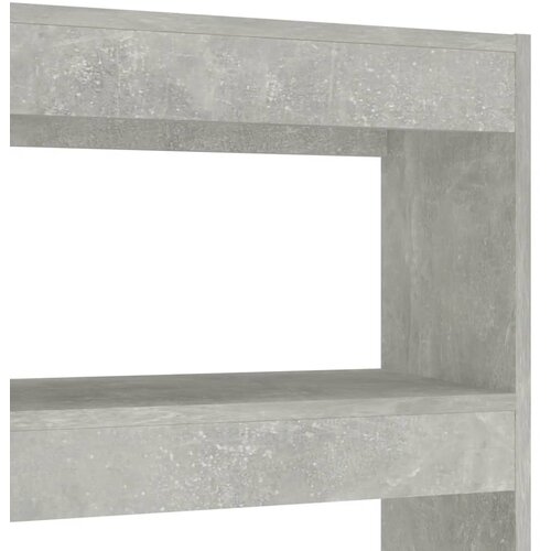  za knjige / sobna pregrada boja betona 100x30x135 cm Slike
