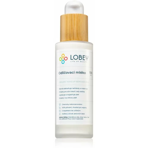 Lobey Face Cleanser mleko za odstranjevanje ličil v BIO kakovosti 100 ml