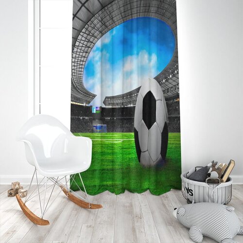  Dečiji draper fudbalska lopta crna (jedno krilo) - 140x250cm, D-047 Cene