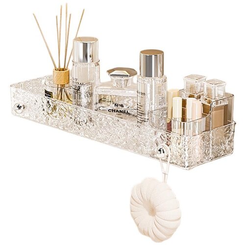 INF Stenski organizator za umivalnik, snemljiv razdelilnik, PET+ABS Silver, (5000296462) Slike