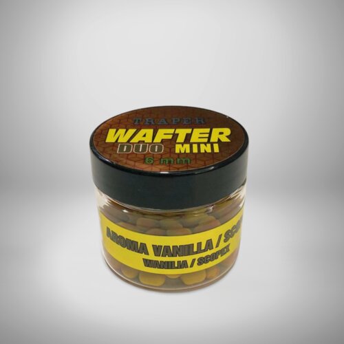 TRAPER MF Wafter Duo-Mini Mamac, 6mm, Vanila/Skopeks, 15g Cene