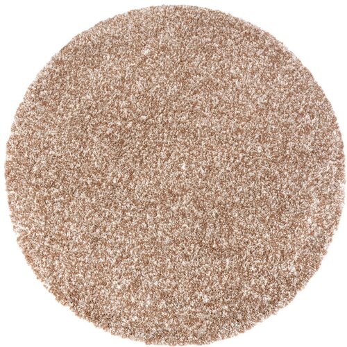 Hanse Home Svjetlo smeđi okrugao tepih &amp;oslash; 120 cm Shag &amp;ndash; Slike