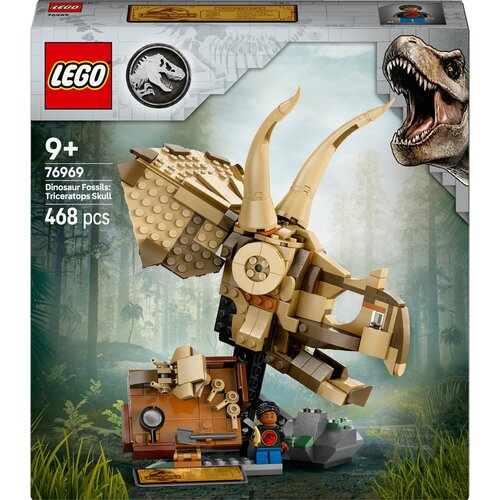 Lego Jurassic World - Fosili dinosaura: lubanja triceratopsa (76969) Slike