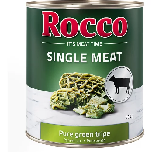 Rocco Ekonomično pakiranje Single Meat 24 x 800 g Burag
