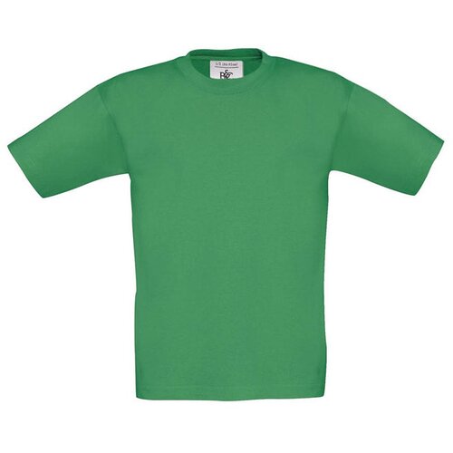  MAJICA KRATKI ROKAVI B&amp;amp;C EXACT KIDS 150 TRAVNA ZELENA 3/4 Slike