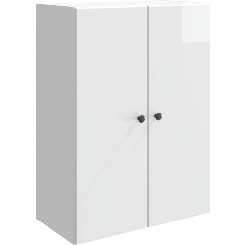 vidaXL Ormar za montažu na zid 66 x 34 5 x 90 cm Konstruirano drvo - Bijela visokog sjaja 66 x 34 5 x 90 cm Cene