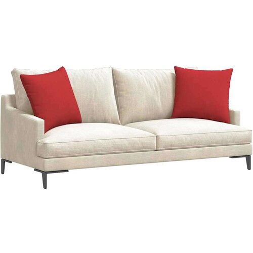 VidaXL jastučići za sofu 2 pcs crvena 50 x 50 cm tkanina Slike