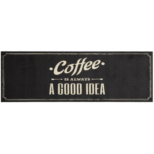  Kuhinjski tepih perivi s natpisom Coffee 60 x 180 cm bar&amp;scaron;unasti Slike