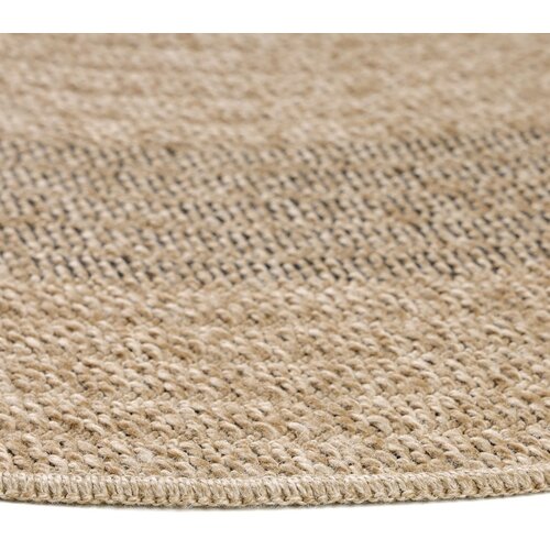 Ayyildiz Carpets Črna/bež okrogla zunanja preproga &amp;oslash; 160 cm Comilla &amp;ndash; Slike