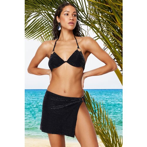 Trendyol Black Mini Knitted Accessory Pareo Slike