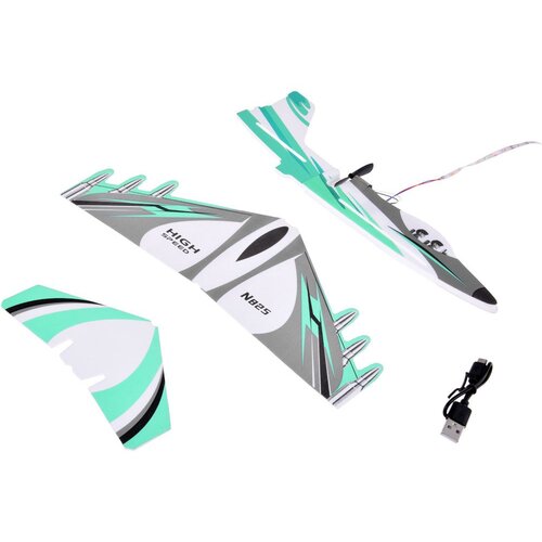  Sklopivi lagani pjenasti avion leti LED svjetla propeler USB punjenje ZA5583 Slike