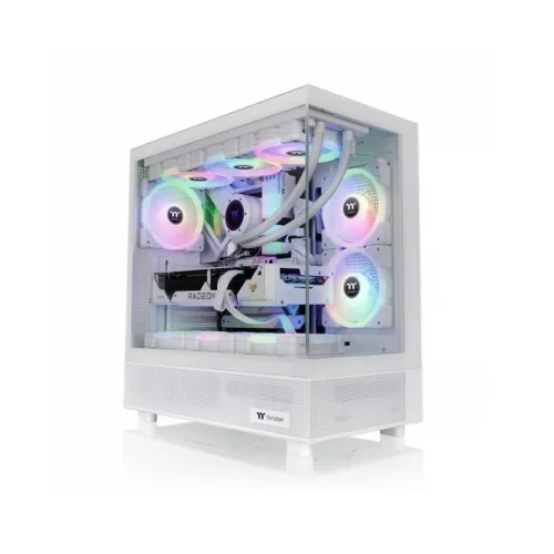 Thermaltake view 270 tg argb snow mid-atx okno belo ohišje