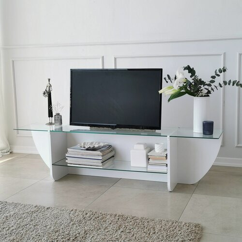 HANAH HOME lily - white white tv stand Slike
