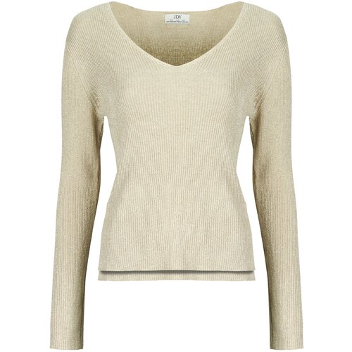 JDY NEW BEHAVE L/S GLITTER PULLOVER KNT Bež Slike