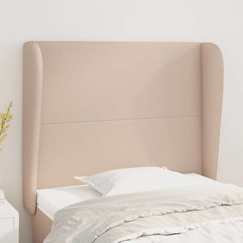  Uzglavlje s u&scaron;ima boja cappuccina 83x23x118/128 cm umjetna koža Cijene