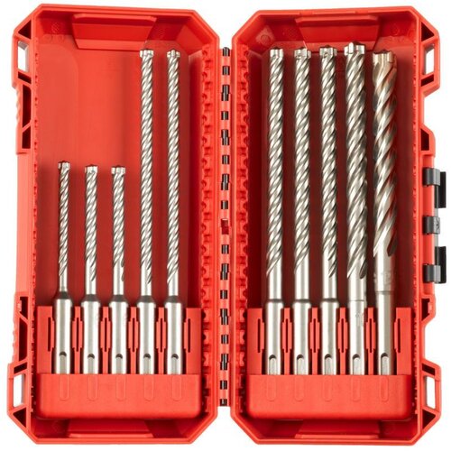 Milwaukee SDS PLUS MX4 DRILL BIT SET 10pcs Slike
