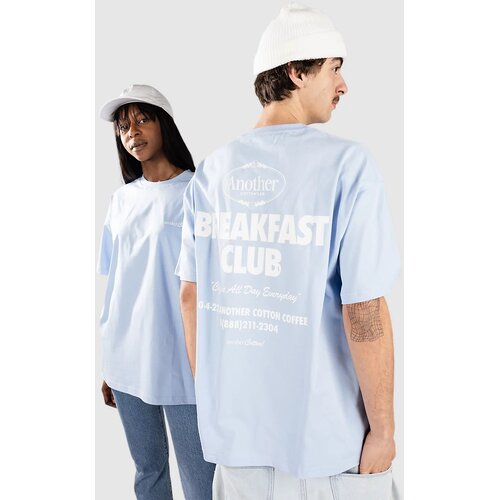 Another Cotton Lab Breakfast Club T-shirt sky blue Cene